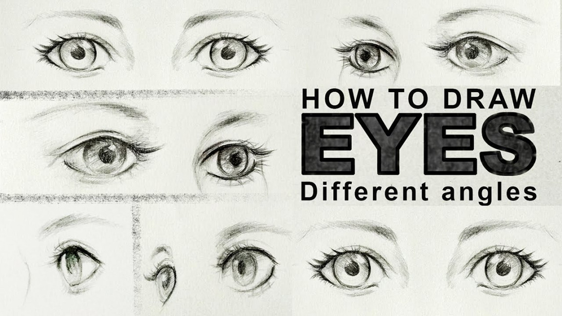 How to draw semi realistic eyes by Love Art Pencil