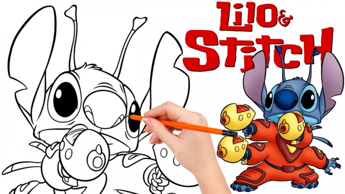 How to draw - Stitch began life as experiment  - Lilo & Stitch