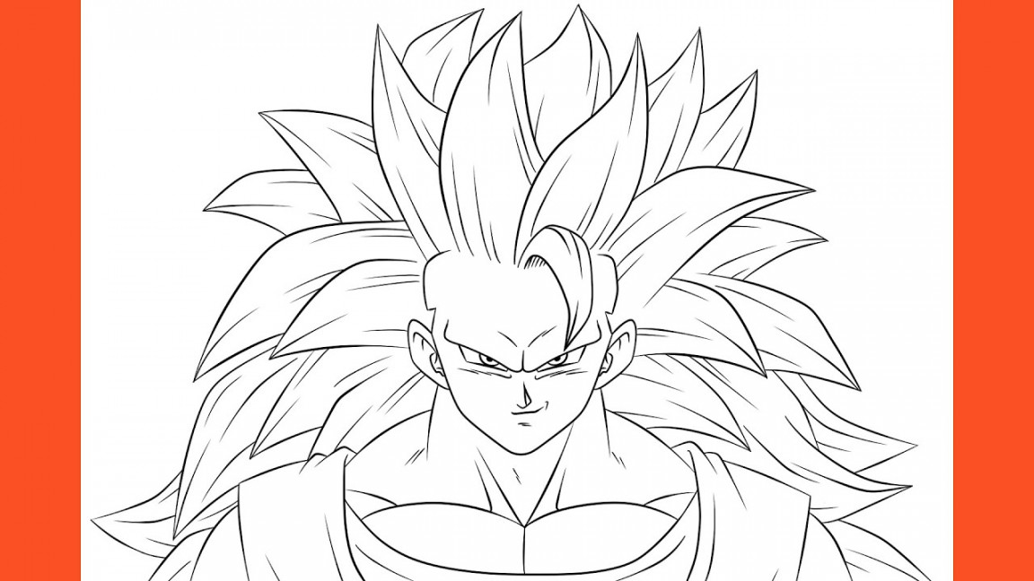 How To Draw Super Saiyan  Goku (Dragon Ball Super)