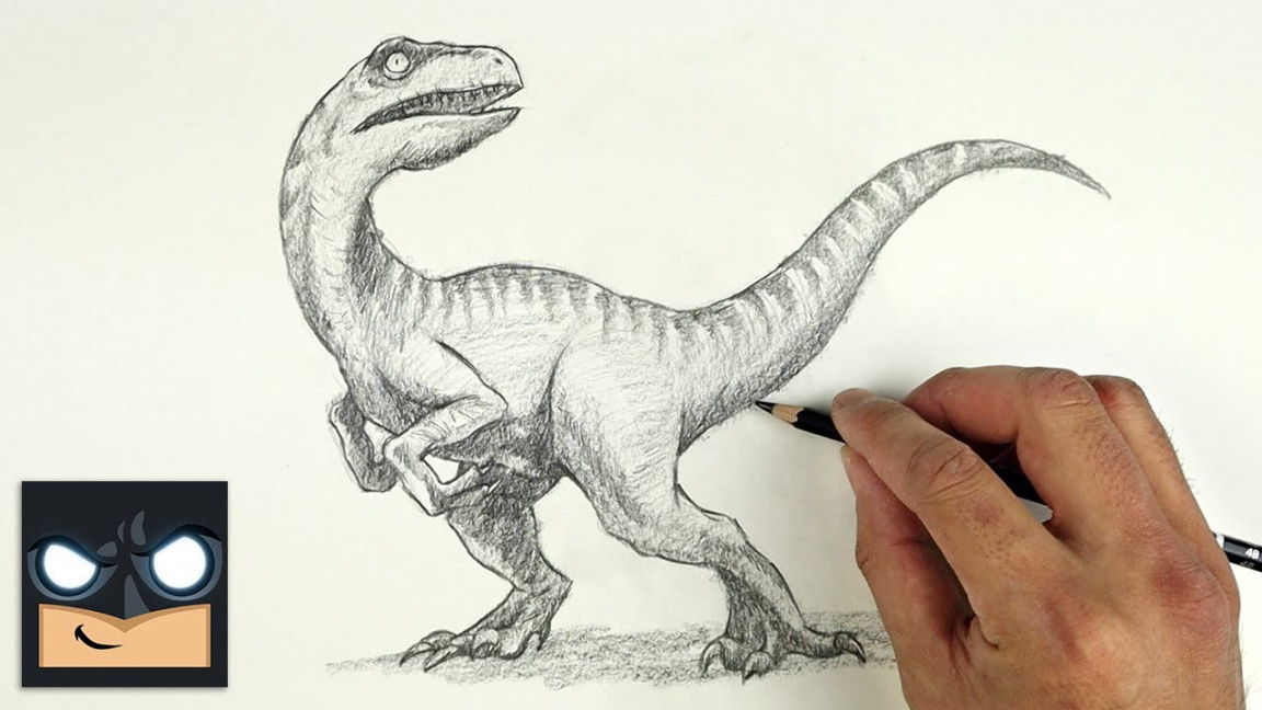 How To Draw Velociraptor  Sketch Saturday