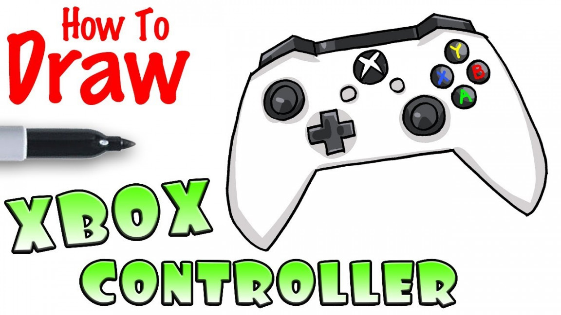 How to Draw Xbox Controller