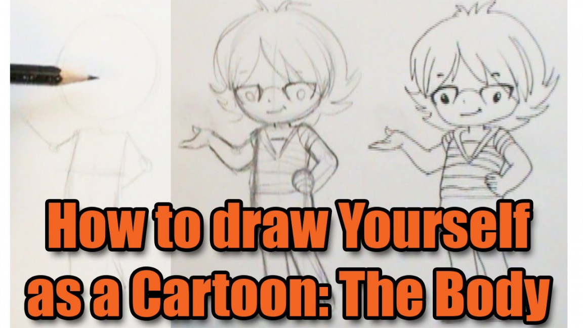 How to draw yourself as a cartoon, the Body