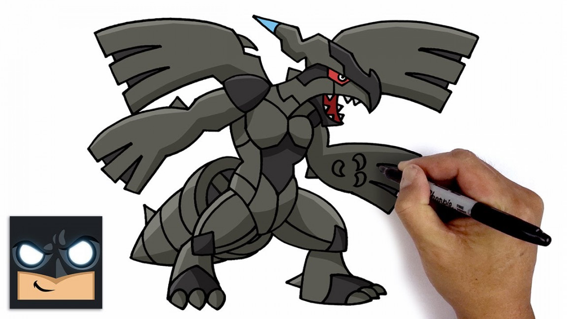 How To Draw Zekrom  Pokemon