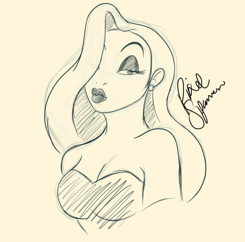 Jessica Rabbit Sketch by PixelSparrow on DeviantArt