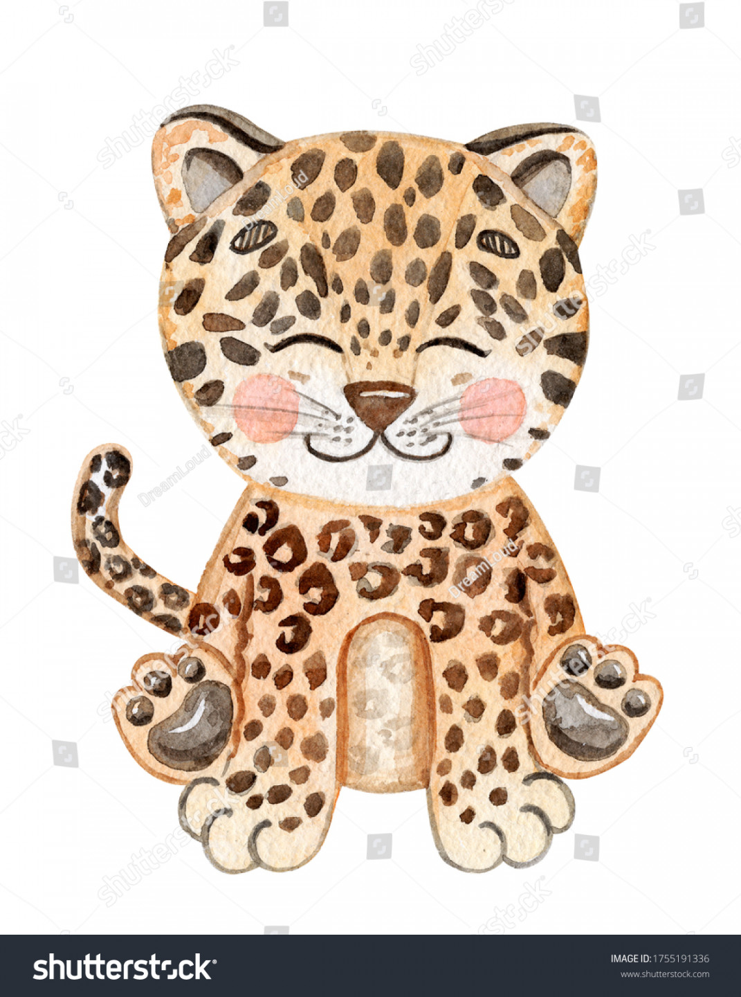 Kids Leopard Drawing Photos, Images and Pictures