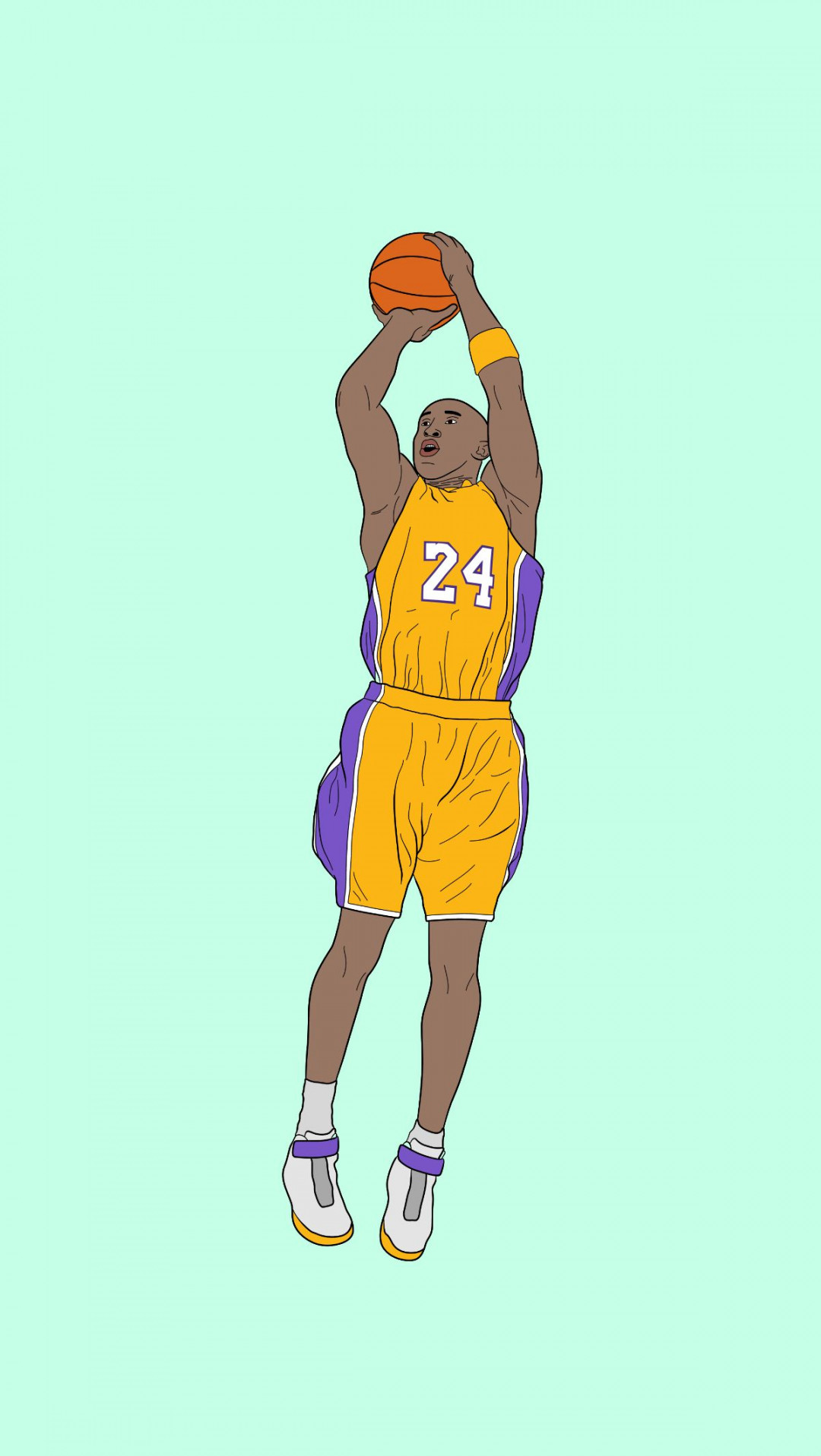 Kobe Bryant - Los Angeles Basketball by sportsign  Basketball art