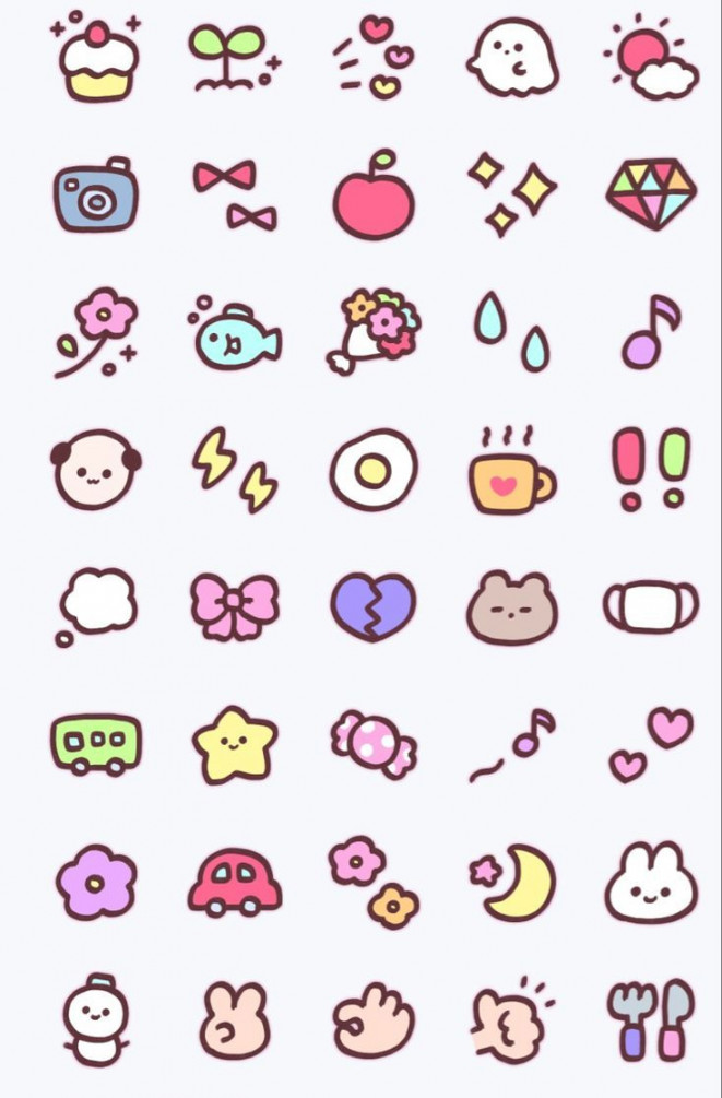 kotsumechan LINE Emoji  LINE STORE in   Cute easy drawings