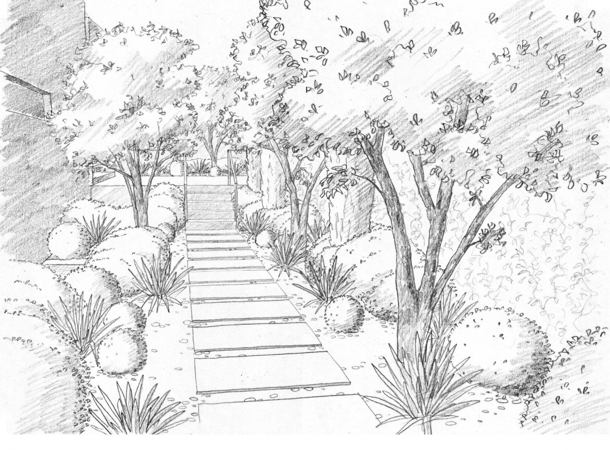 Landscape drawings  Landscape sketch, Landscape drawings