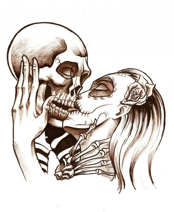 Maybe my next one ?  Kiss tattoos, Skull tattoo design, Skull