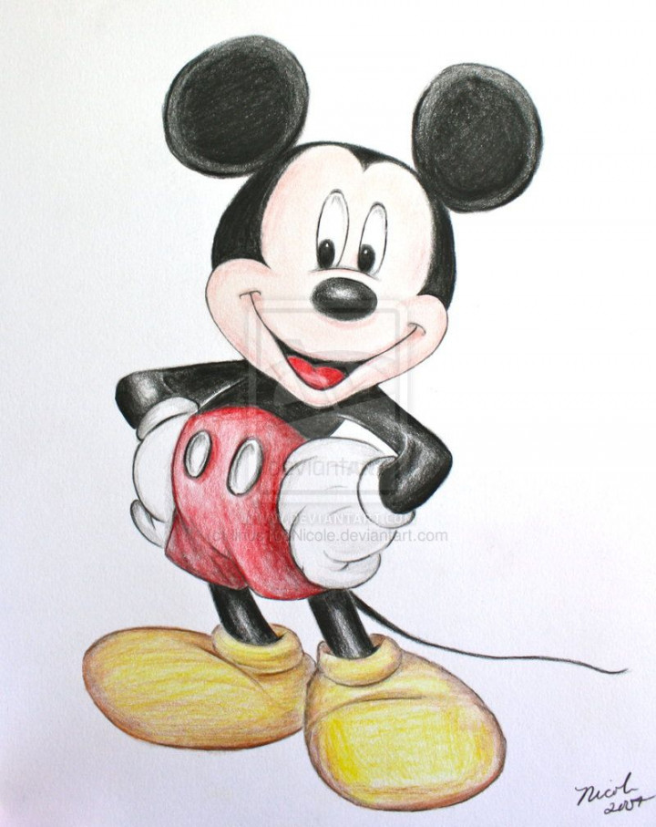 Mickey Mouse (Color) by linusNicole on deviantART  Mickey