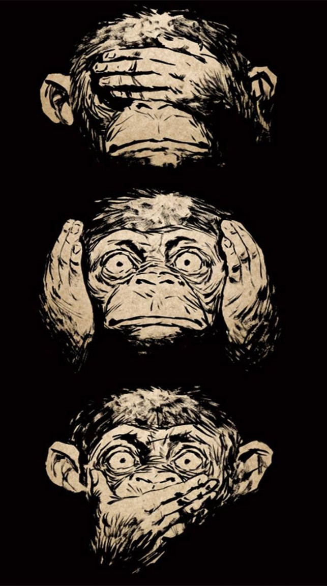 Monkey face wallpaper by __KoniG__ -  - Free on ZEDGE™  Three