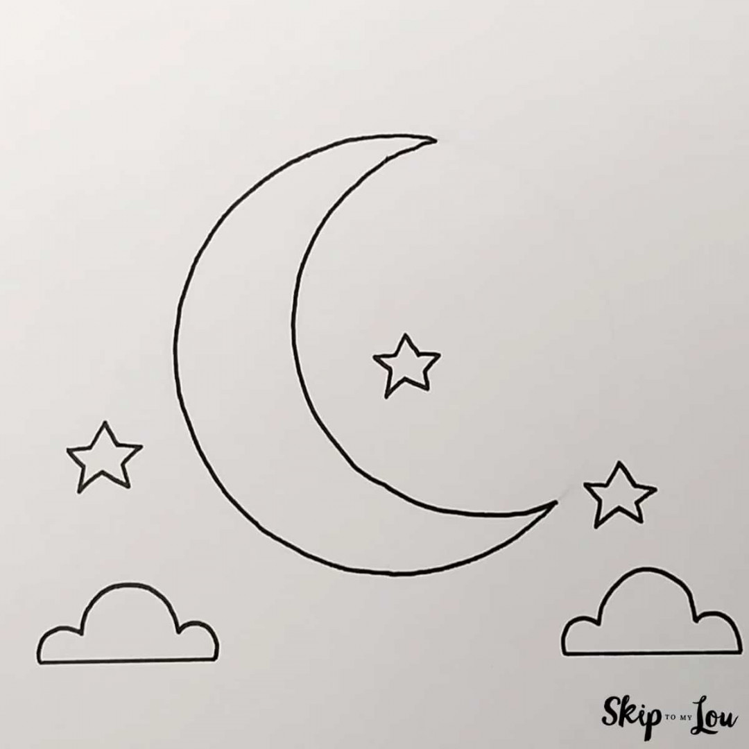 Moon Drawing  Skip To My Lou