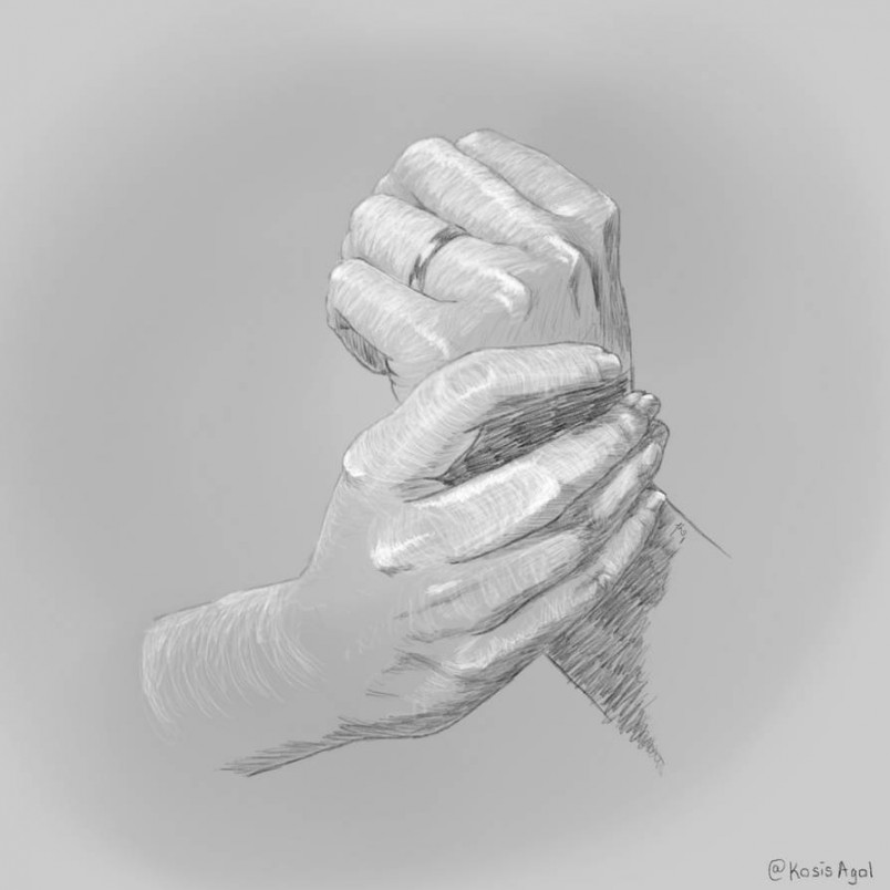 Nervous Hands by KoiAgol on DeviantArt