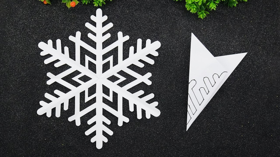 Paper Snowflakes❄️Paper Snowflake Patterns🎄Snowflake Cut Out