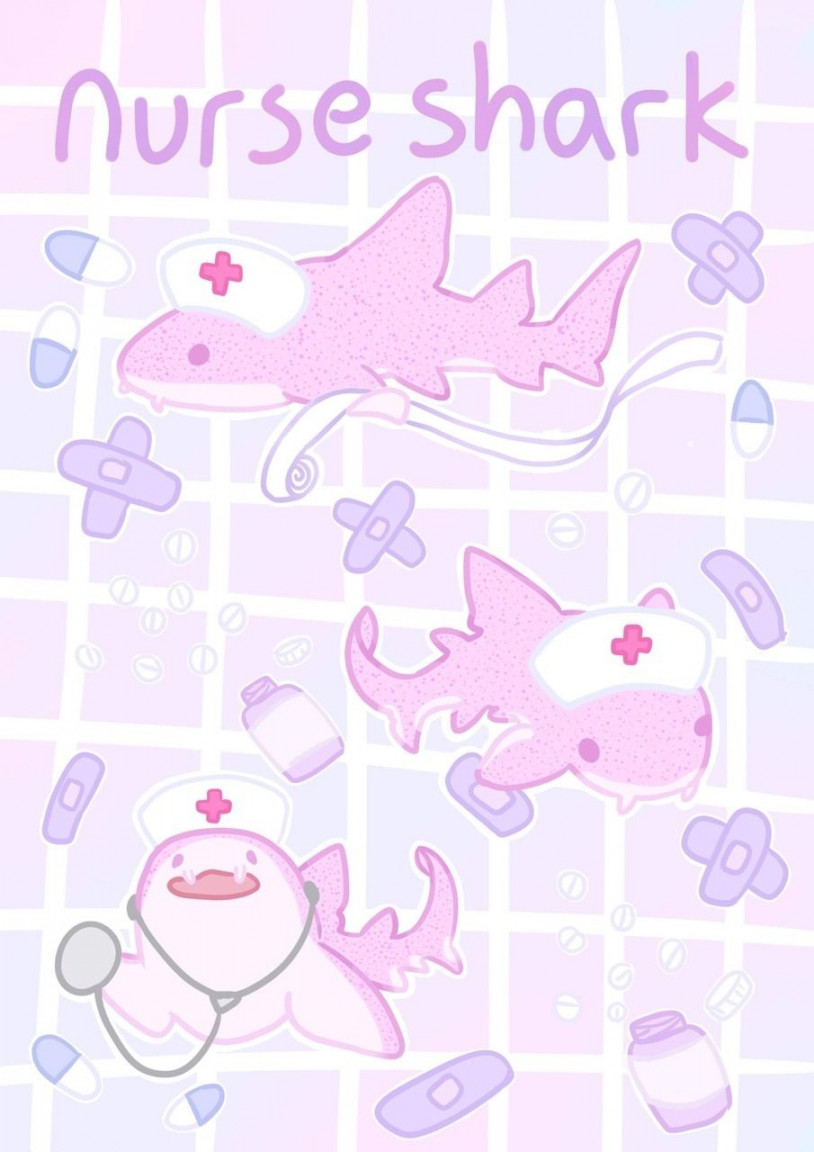 Pin by annie 🌸 on artwork  Cute drawings, Nurse shark, Cute shark