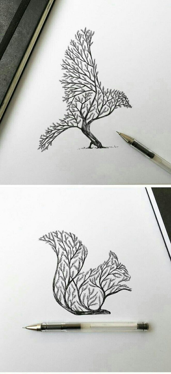 Pin by Nikki Pegarsch on Ink  Tree drawings pencil, Tree tattoo