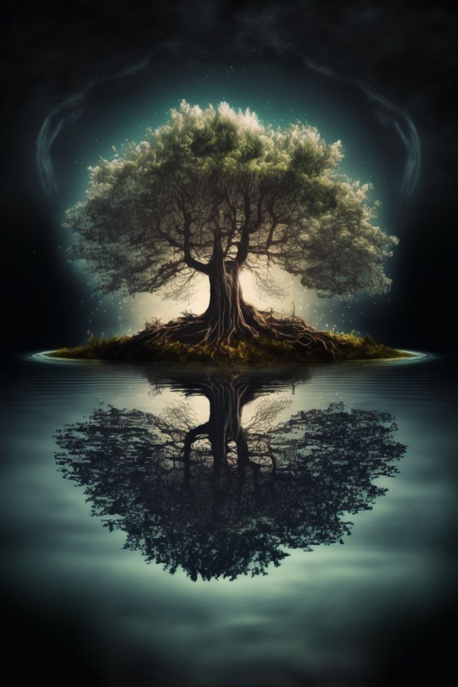 Pin by very _nice on Energy  Fantasy tree drawing, Fantasy tree