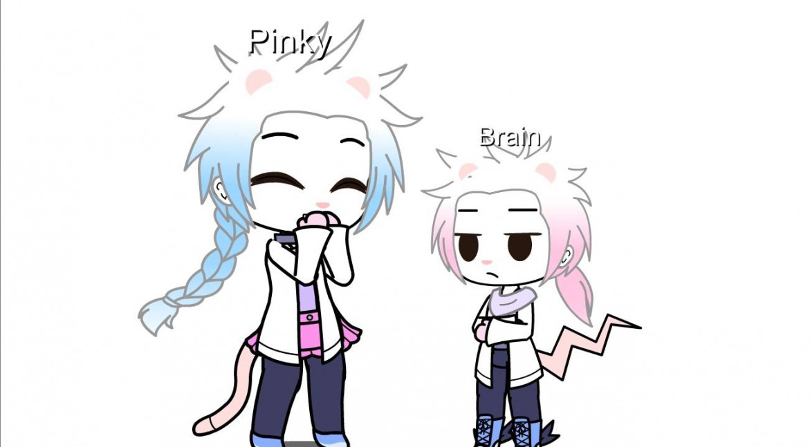 Pinky and the brain in gacha club by toonmania on DeviantArt