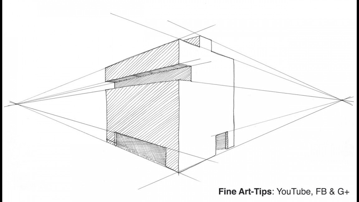 -Point Perspective for Artists - Very Simple and Easy