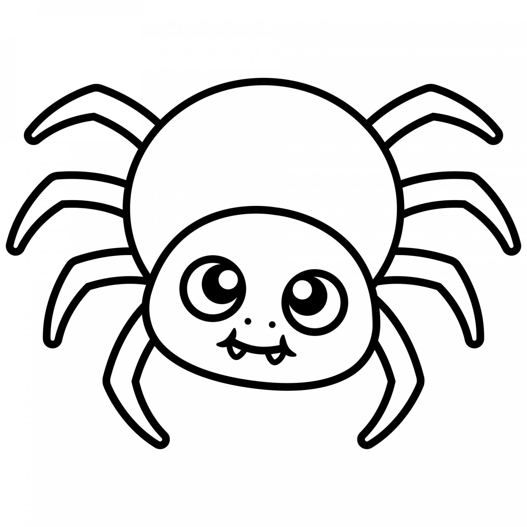 Printable Spider Coloring Pages  Halloween coloring, Spider