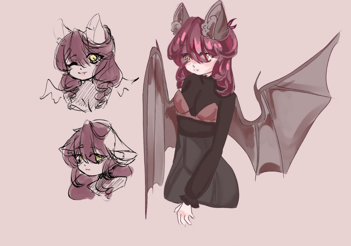 Random Cute Bat Girl by Mizukihara on DeviantArt