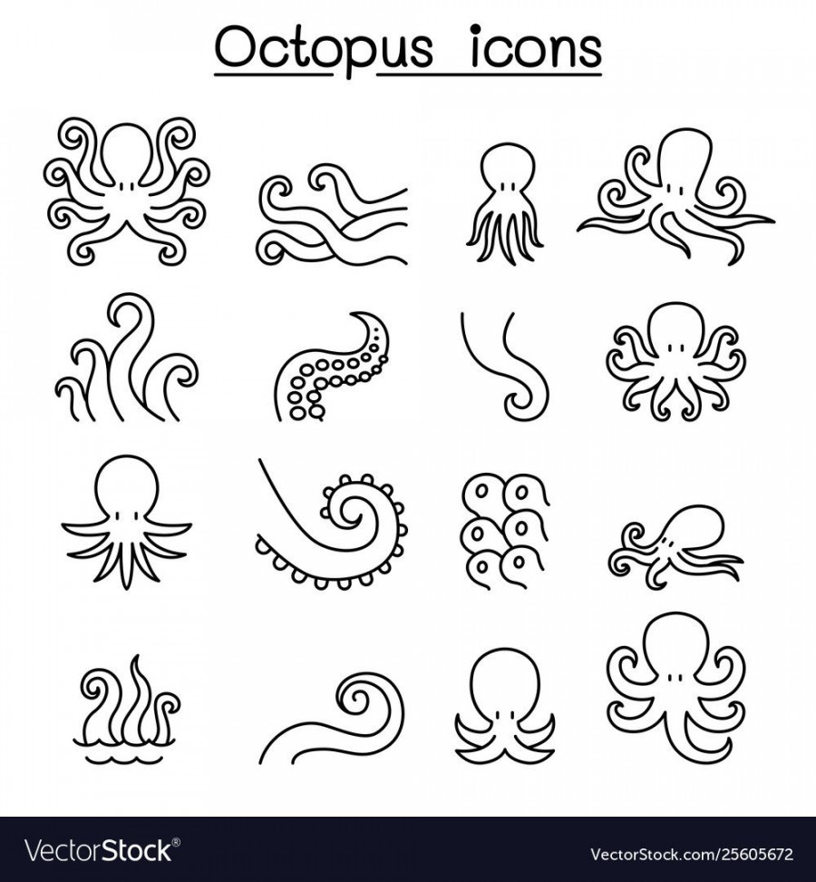 Royalty-Free Vector Images by Puckung (over ,00)  Octopus