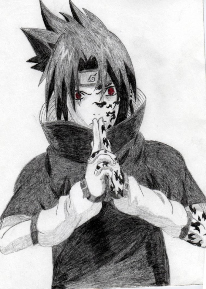 sasuke uchiha saringan by goLONGo on DeviantArt  Naruto drawings