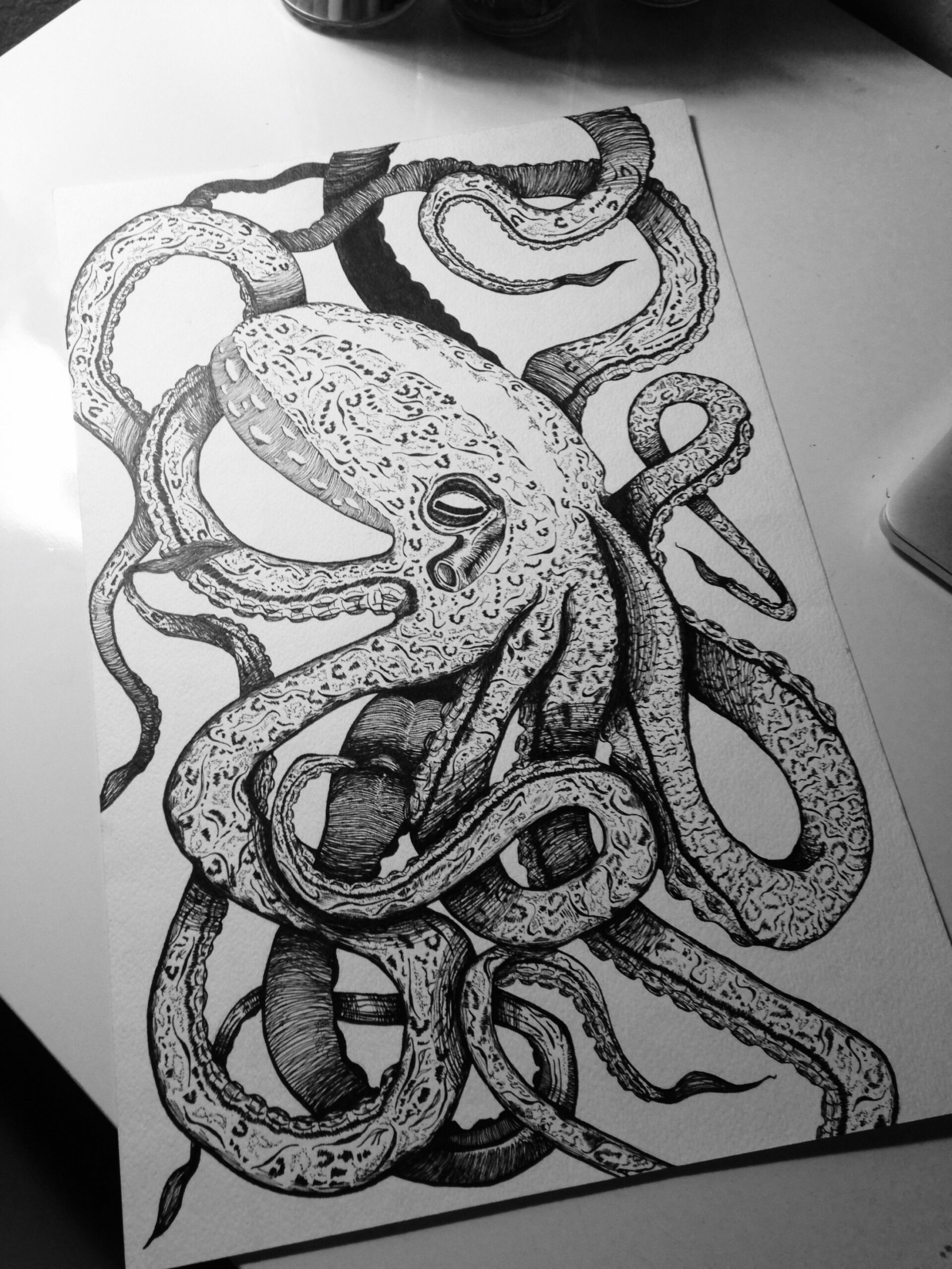 Scary octopus 🐙  Çizim