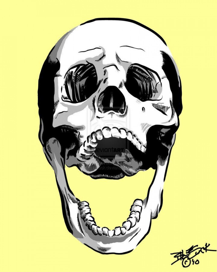 screaming skull drawing - Google Search  Screaming skull, Skull