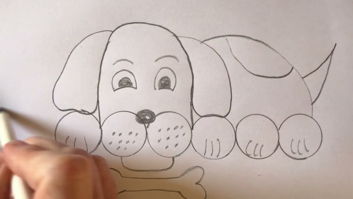 Simple Dog Drawing Lesson