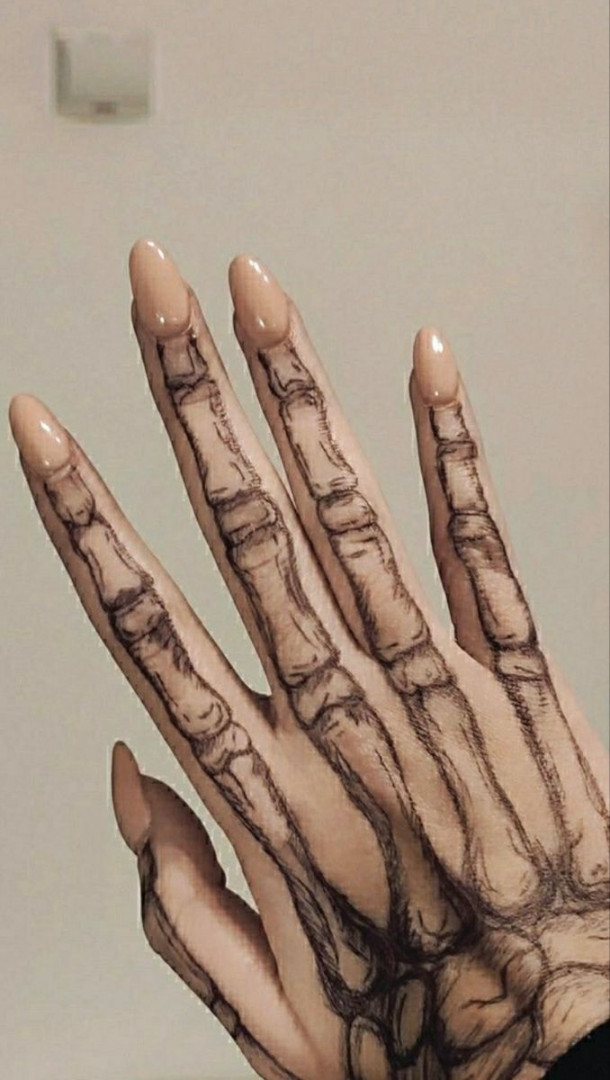 Skeleton Hand drawing  Skeleton hand tattoo, Skeleton hands