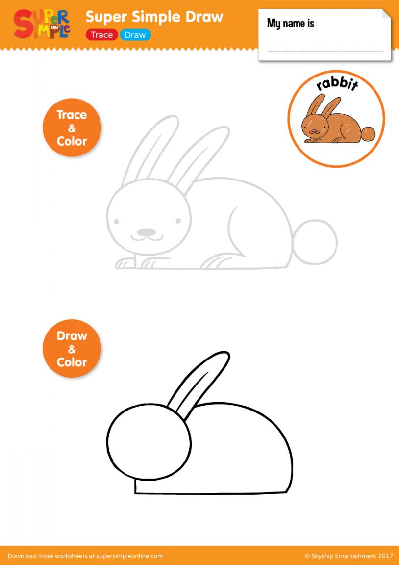 Super Simple Draw - Rabbit - Super Simple