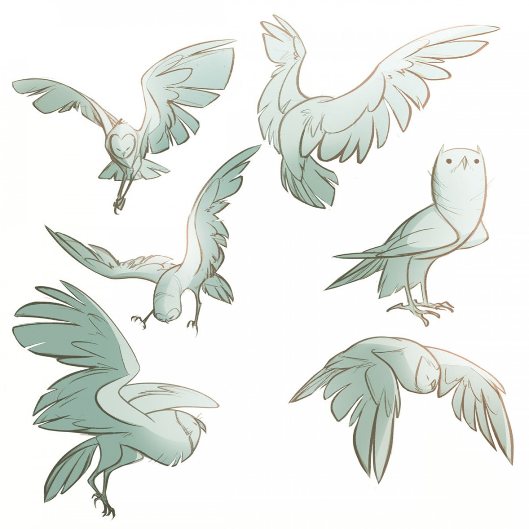 Swatches, Especially of Paint  Creature concept art, Bird