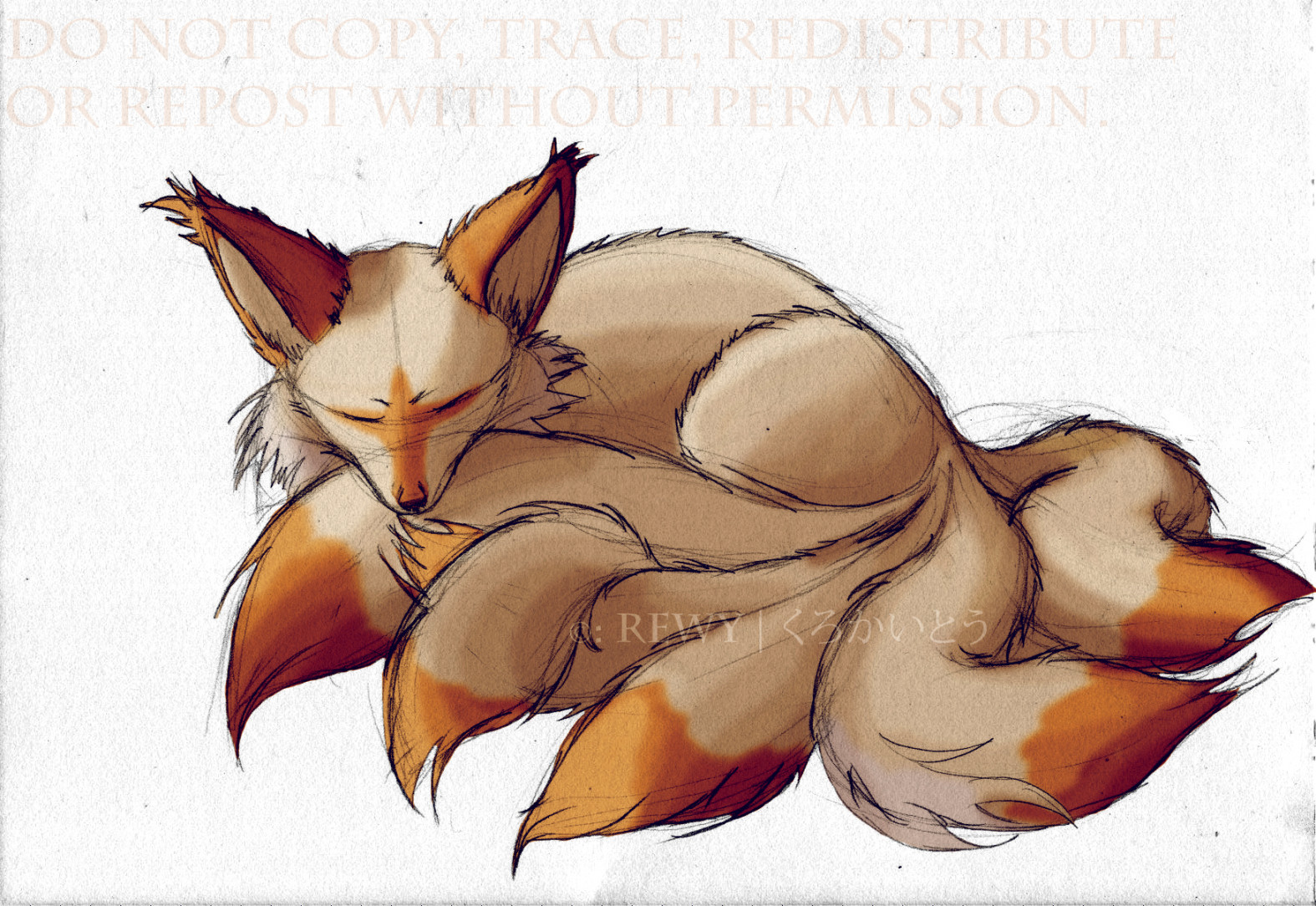 -tailed fox kit — Weasyl