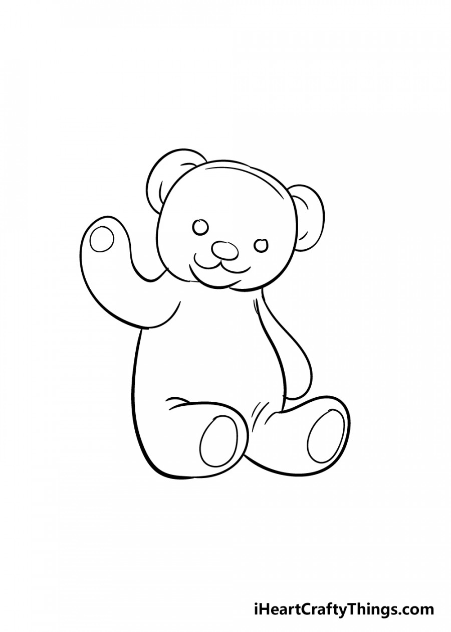 Teddy Bear Drawing - How To Draw A Teddy Bear Step By Step