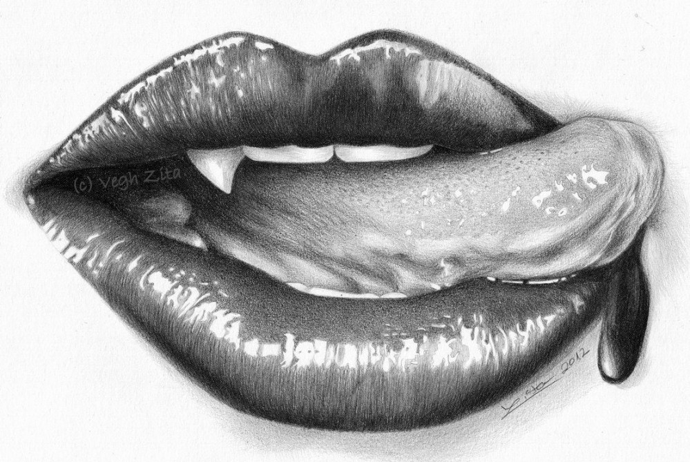 Vampire Lips Drawing  www.galleryhip