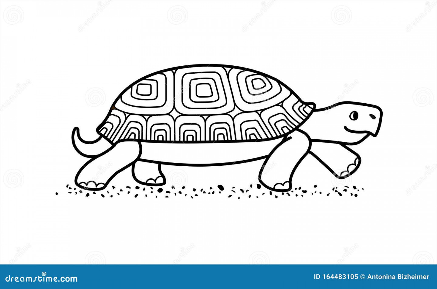 Vector Side View Turtle Stock Illustrations –  Vector Side View