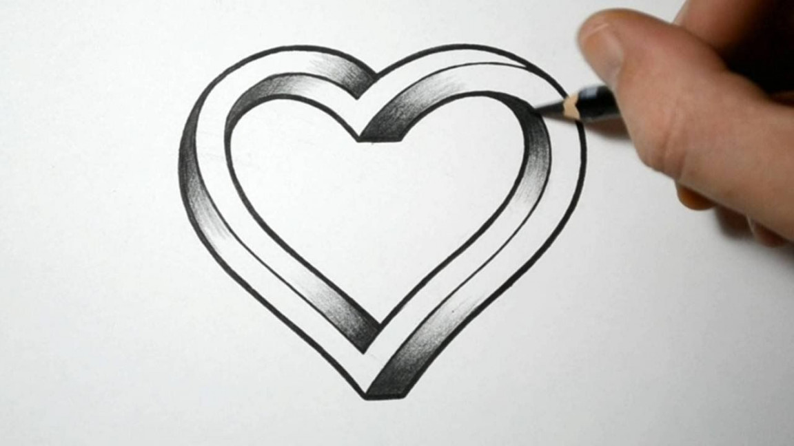 Video by Jonathan Harris How to draw an impossible heart shape