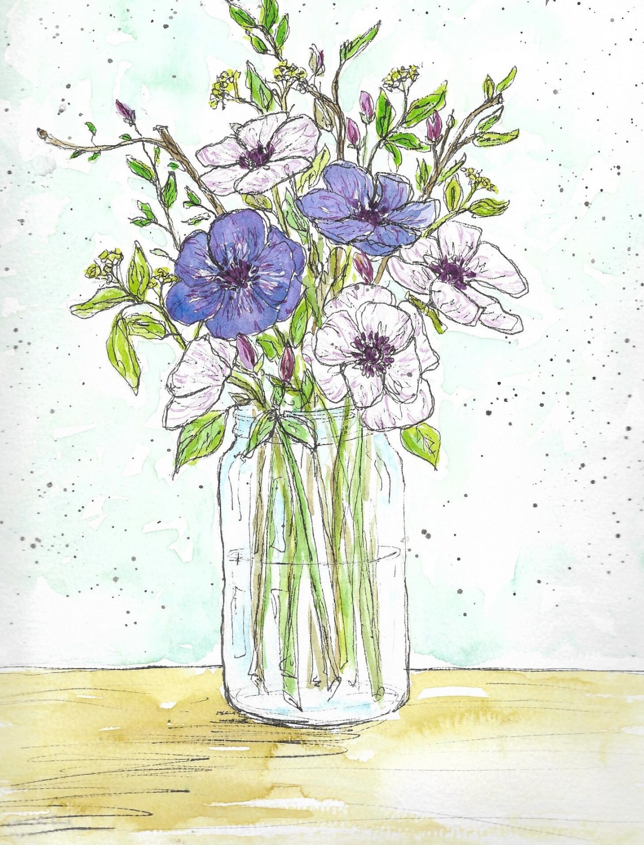 Watercolor Sketching: Flowers - ONLINE CLASS — The Chattery