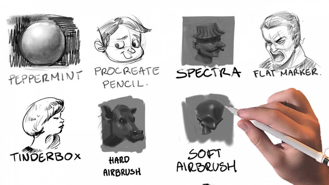 What are the best Procreate default brushes?