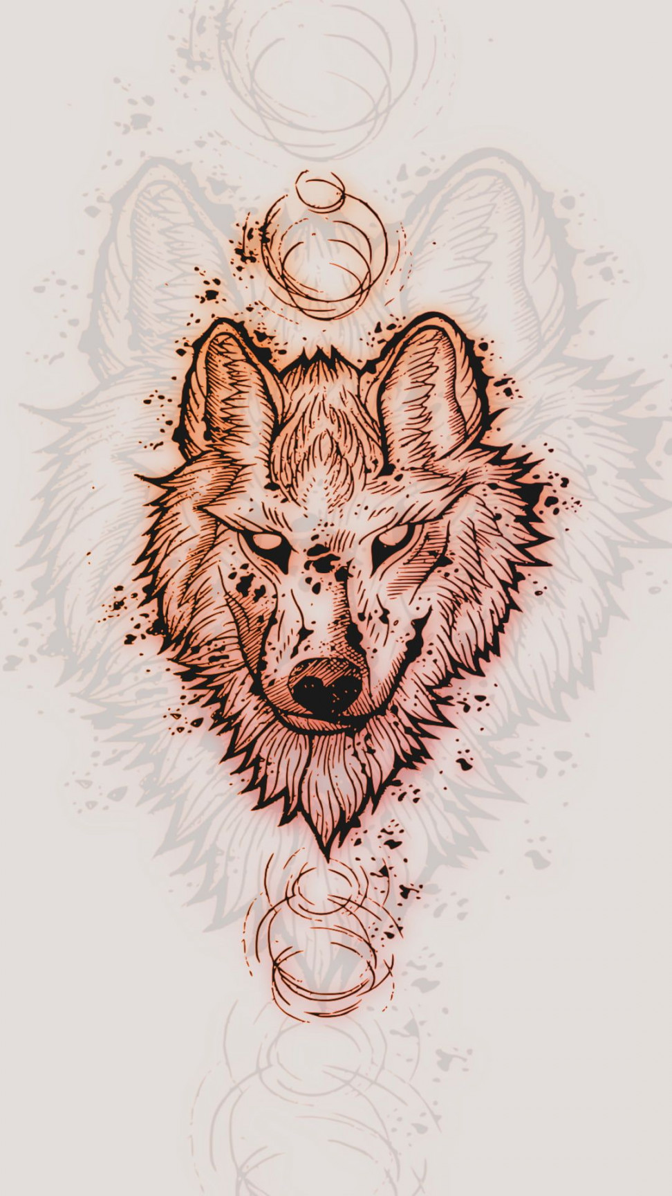 wolf #drawing #P #wallpaper #hdwallpaper #desktop  Wolf