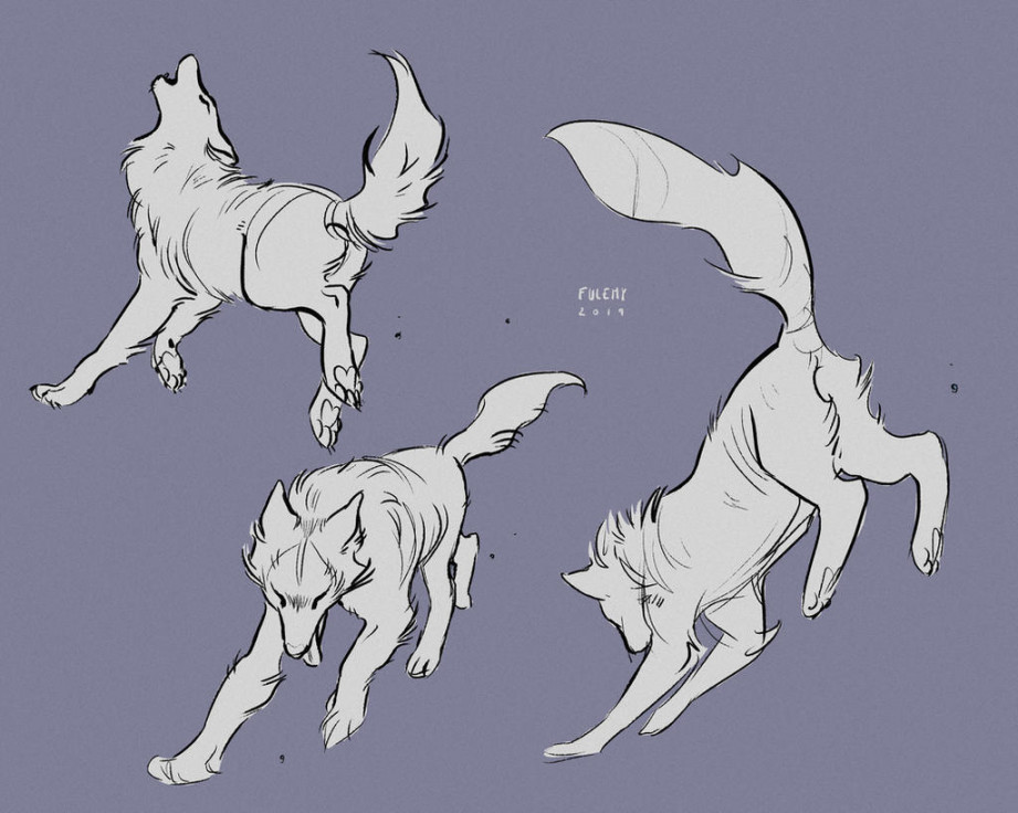 Wolf Poses by Fulemy on DeviantArt