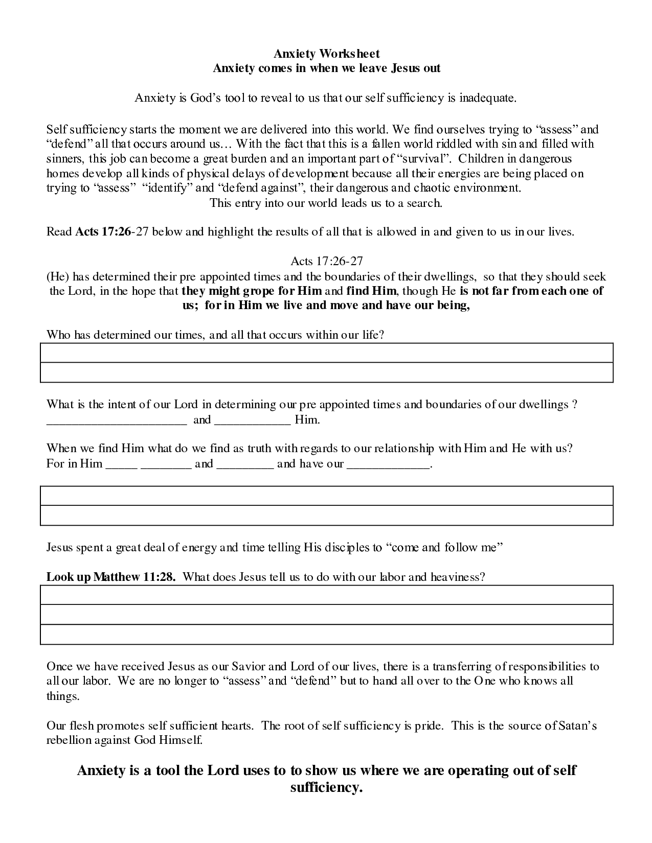33 Coping With Anxiety Worksheets 10