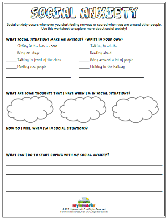 33 Coping With Anxiety Worksheets 15