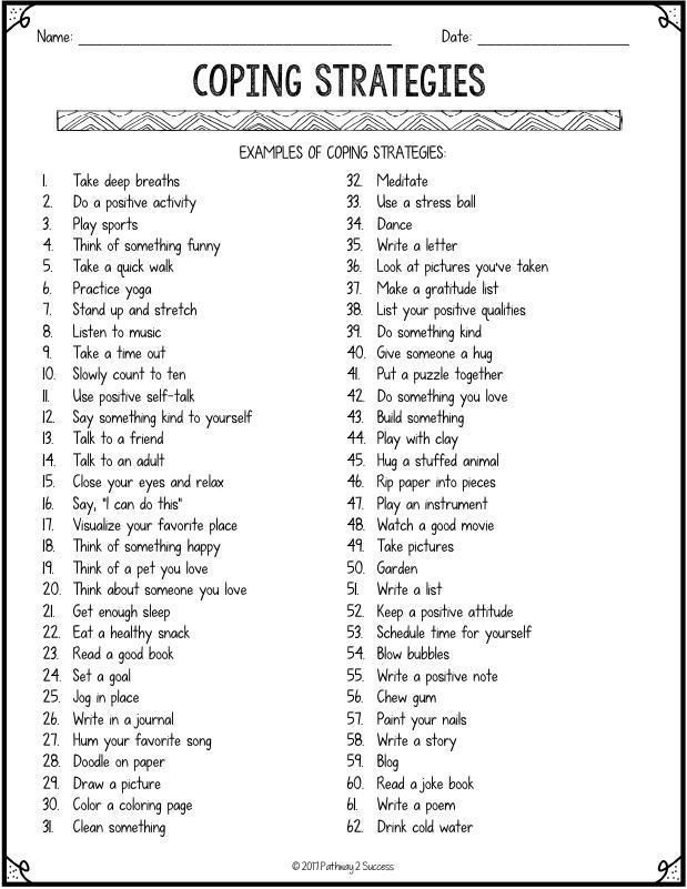 33 Coping With Anxiety Worksheets 28