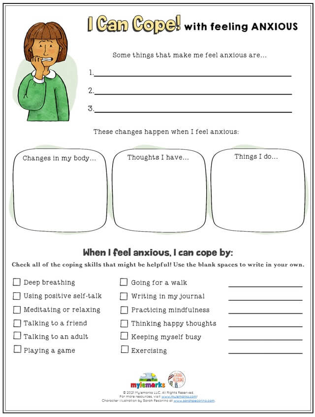 33 Coping With Anxiety Worksheets 43