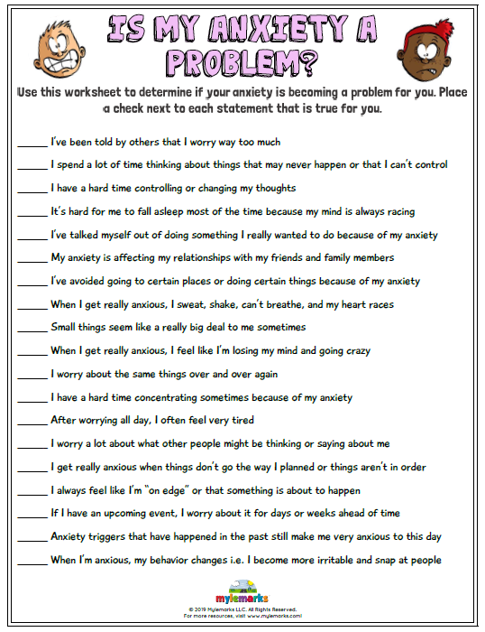 33 Coping With Anxiety Worksheets 44