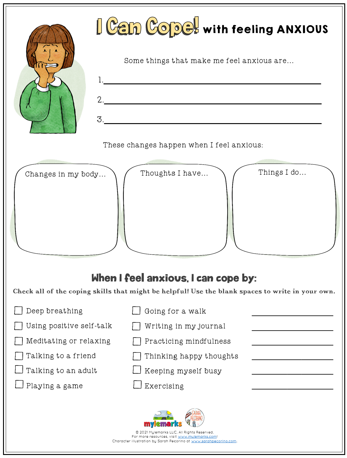 33 Coping With Anxiety Worksheets 65