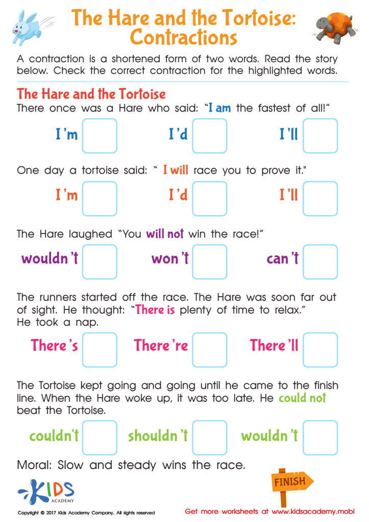 60+ Interactive Contractions Worksheets 3Rd Grade 38