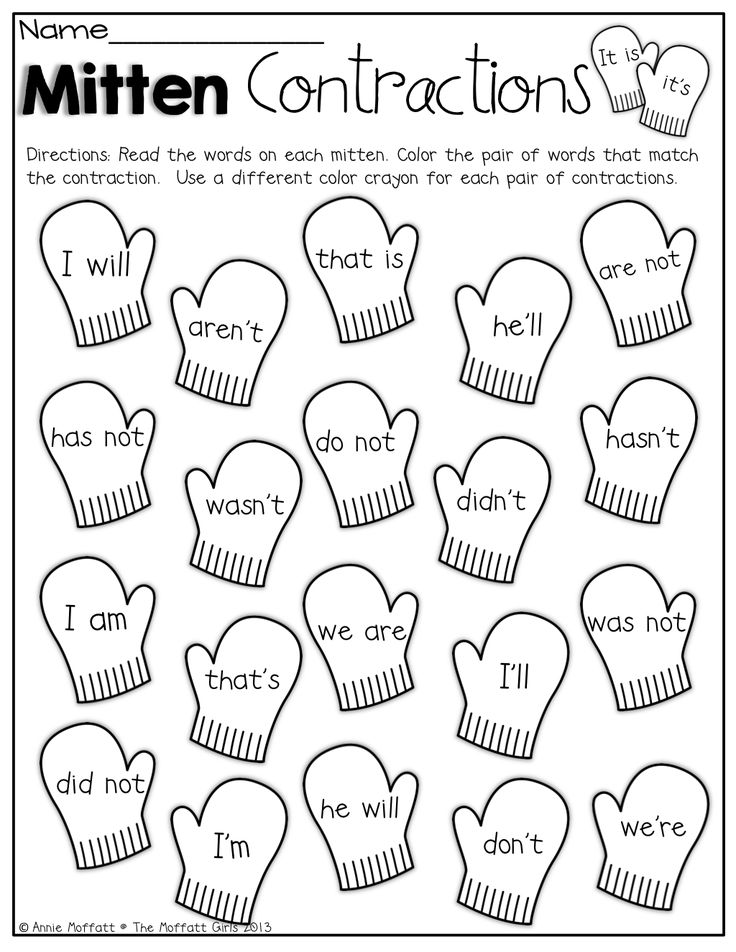 60+ Interactive Contractions Worksheets 3Rd Grade 51